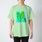 R☆worldのバナナの葉 Regular Fit T-Shirt