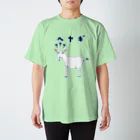 NIKORASU GOの＜ドラマ衣装着用デザイン＞ユーモアダジャレデザイン「へヤギ」 Regular Fit T-Shirt
