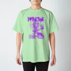 PinkThinkの紫　PinkThink Regular Fit T-Shirt