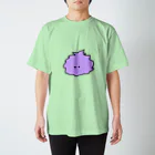 KIKITEKI_LABORATORYのけむくじゃらちゃん(紫) Regular Fit T-Shirt