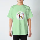 ほるまチゴハヤブサ堂のノーハープタイルノーライフ スタンダードTシャツ