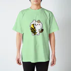  ふじねこ屋のユーフォニアムねこ（金） スタンダードTシャツ