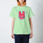 ✨🌈✨ユラクラカン🇯🇵 ✨🌈✨のつよつよ！ピンクのうさぎさん！ Regular Fit T-Shirt