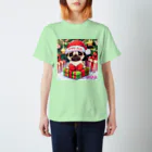 furebuhi　clubのXmas PUG スタンダードTシャツ