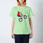 NIKORASU GOのMTBデザイン「RIDE」 スタンダードTシャツ