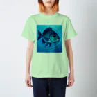 UMI no Palette（ウミのパレット）のChinu Glide - 夏の海を駆けるクロダイ Regular Fit T-Shirt