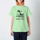 ふろしき文鳥のお店のふろしき文鳥ガーデン Regular Fit T-Shirt