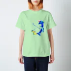 bimakoのお店のペンギンクライマー スタンダードTシャツ