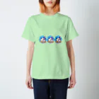 居眠りふにゃこの善悪両成敗パンダちゃん スタンダードTシャツ