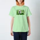 akane_art（茜音工房）のカラフルチワワ（クローバー） Regular Fit T-Shirt