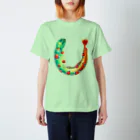 Botanical STUDIOの"U"  Wonderalphabet Regular Fit T-Shirt