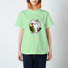  ふじねこ屋のユーフォニアムねこ（金） Regular Fit T-Shirt