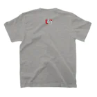Yoshimi art works のLeopard ヒョウ　 Regular Fit T-Shirtの裏面