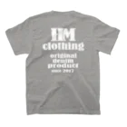 HMclothingのHMclothingオリジナルロゴTシャツ スタンダードTシャツの裏面