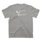 月夜のタツノオトシゴのLet it snow Regular Fit T-Shirtの裏面