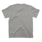月夜のタツノオトシゴのDon’t walk away Regular Fit T-Shirtの裏面