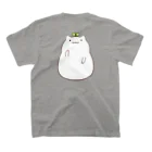 有葉🌱の猫の手でも貸します スタンダードTシャツの裏面