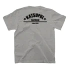 カツプルタクティカルのKATSUPUL tactical ﾍﾞｰｼｯｸﾗｲﾝT-shirt 黒プリント スタンダードTシャツの裏面