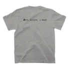 Architeture is dead.の98% Pure Shit スタンダードTシャツの裏面