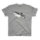 nemunoki paper itemのホホジロザメ Regular Fit T-Shirt