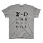 X-Dimensions team goodsのlogo arrange 02 スタンダードTシャツ