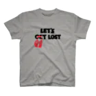 R.MuttのLet's Get Lost スタンダードTシャツ