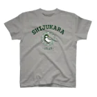 TA-CHAN SHOPのカレッジロゴ風シジュウカラ スタンダードTシャツ