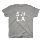 Landscape Architecture｜Studio HataKeのSHLA ｜White Logo スタンダードTシャツ