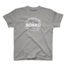 May's cafeのPADDLING THE BOARD _white スタンダードTシャツ