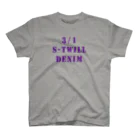 DE2M Tの左綾デニム ST080-0014AA スタンダードTシャツ