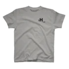 interested in?の1.hydrogen(黒/表のみ) Regular Fit T-Shirt