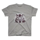 ＳＰＹＤＥＲＬＥＧＳの餌をくれBYふて猫 スタンダードTシャツ