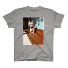 愛犬と満喫ライフのペアルック（縁側とアレックス）Tシャツ Regular Fit T-Shirt