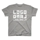 AEDIのLogoLand White Logoland.jp Logo V2（ロゴランド ホワイト logoland.jp ロゴ V2 ） Regular Fit T-Shirt