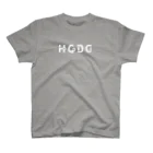 HUGDOG and snomilのロゴ白 Regular Fit T-Shirt