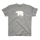 ねこのねごとのPolar bear  スタンダードTシャツ