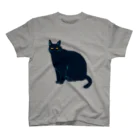 喫茶こぐまやの不機嫌な黒猫 スタンダードTシャツ