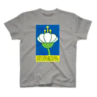 occasiの花の横顔　ブルー スタンダードTシャツ