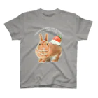 Ralriruのうさぎのクリームいちご乗せ Regular Fit T-Shirt