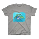 麻雀カッコイイシリーズの卍槓に生える植物 Regular Fit T-Shirt