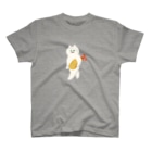 SUIMINグッズのお店の【中】エビフライをさわやかに運ぶねこ Regular Fit T-Shirt