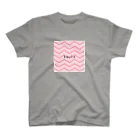 kaulaのkaula_zigzag01(pink) スタンダードTシャツ