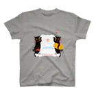 Radiostar suzuriSHOPの銀鉤舎　招き猫 スタンダードTシャツ