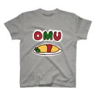 旻天堂(旧 ゆうれい星)のOMU OMU (余白有りVer.) スタンダードTシャツ