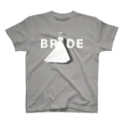 ペアTシャツ屋のシバヤさんのペア(BRIDE)ドレス_白_FW スタンダードTシャツ