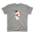 SUIMINグッズのお店の【大】まぐろの握り寿司を自慢げに運ぶねこ Regular Fit T-Shirt