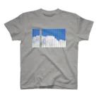 のゆきのしゃしーんのシマシマ雲雲 スタンダードTシャツ