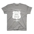 BUHITOLIFEのROUTE89(PUG) スタンダードTシャツ