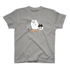 猫ひげ食堂のいつもの③猫 スタンダードTシャツ