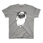 パグのお店＠nishibiworks&PUGSのうきうきパグちゃん Regular Fit T-Shirt